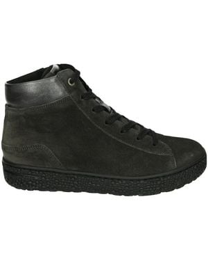Hartjes Schoenen ,Grijs ,Leer Phil Boot - Zwart