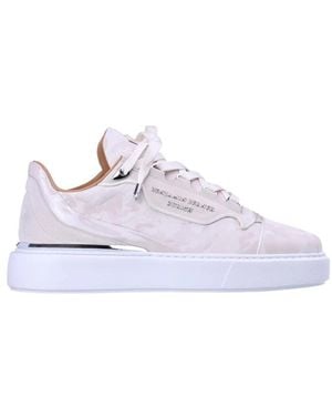 Benjamin Berner Reflektierende Tarnung Sneakers Creme - Weiß