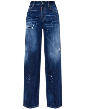 DSquared² Jeans ,Blauw ,Katoen Reizigersjeans