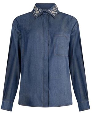 Liu Jo Denim Shirts - Blu