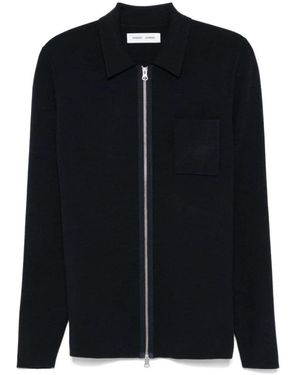 Samsøe & Samsøe Blauer nacht viskose ecoveroTM strick cardigan - Schwarz