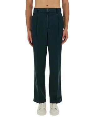 Helmut Lang Straight Trousers - Blue