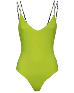 Gcds Badmode ,Groen ,Badpak Met Open Rug