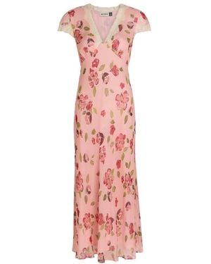 RIXO London Clarice Dress Kimmie - Pink