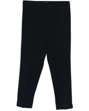 Marina Rinaldi Slim-Fit Trousers - Black