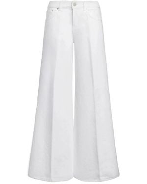 Dondup Wide Jeans - Blanco