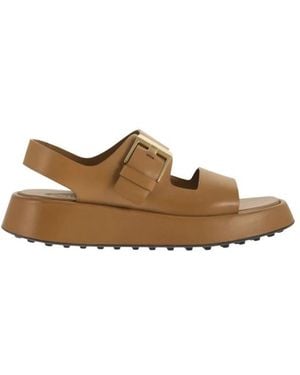 Tod's Flat Sandals - Marron