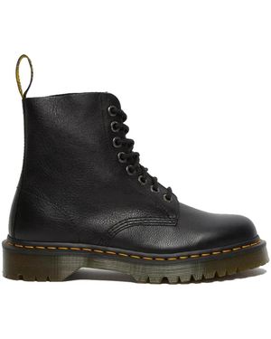 Dr. Martens Schoenen ,Zwart ,Leer 1460 Pascal Veterlaarzen