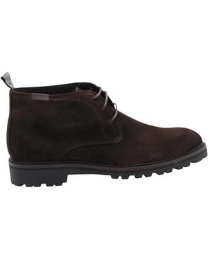 Floris Van Bommel Lace-Up Boots - Black