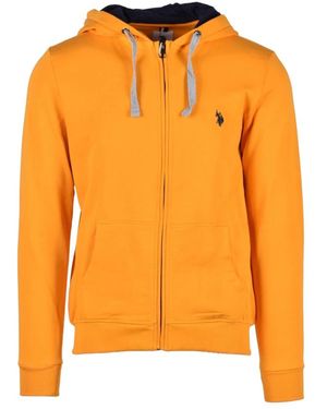 U.S. POLO ASSN. Sweatshirts & hoodies > zip-throughs - Orange