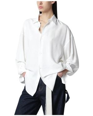 DARKPARK Carla Oversized Gaas Shirt - Wit