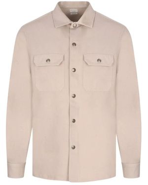 Brunello Cucinelli Casual Shirts - Natural
