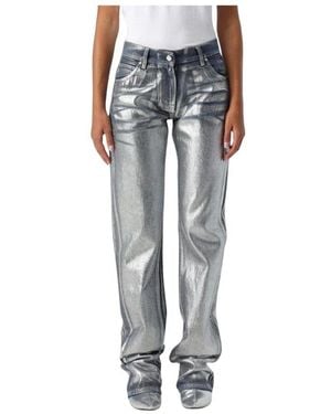 MSGM Straight Jeans - Gray
