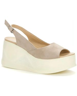Grunberg Casual Platte Sandalen - Naturel