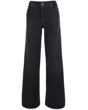 FRAME Wide Jeans - Negro