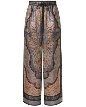 Zimmermann Wanderlust Relaxed Pant - Braun