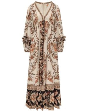 FARM Rio Majestic Garden Maxi Dress - Natural