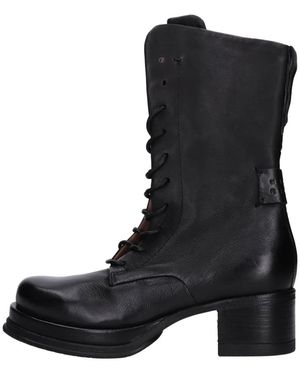 A.s.98 Heeled Boots - Negro