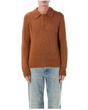 sunflower Round-Neck Knitwear - Brown