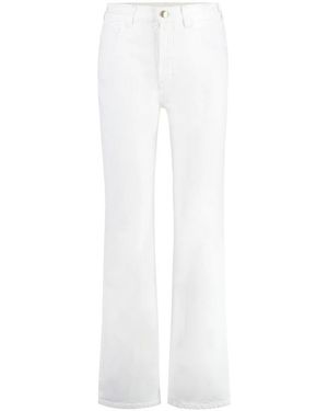 Chloé Jeans ,Wit ,Katoen High-Rise Boyfriend Jeans