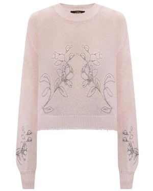 Twinset Round-Neck Knitwear - Pink