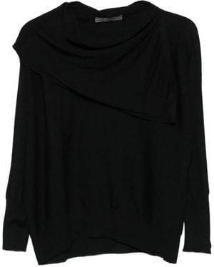 D.exterior Round-Neck Knitwear - Black