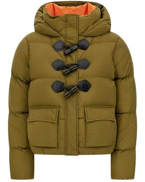 Ganni Jassen ,Groen ,Mini Puffer Jacket