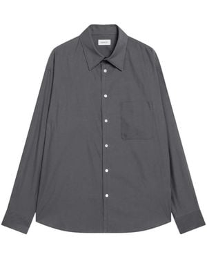 Lemaire Overhemden ,Grijs ,Katoen Regular Shirt