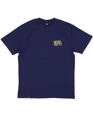 DOLLY NOIRE Wüste Skull Tee Blau T-Shirt