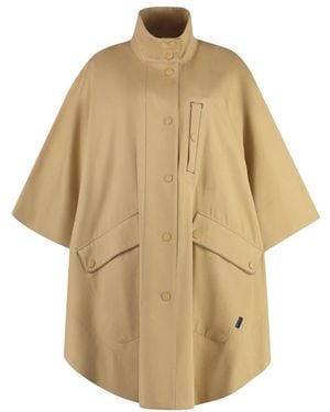 See By Chloé Gabardine Katoenen Capuchon Met Voorzakken - Naturel