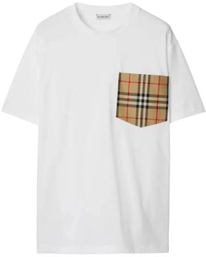 Burberry T-Shirts - Bianco