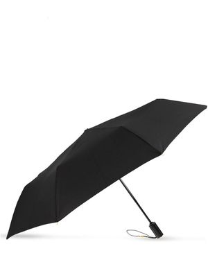 Moschino Ombrello con logo - Nero