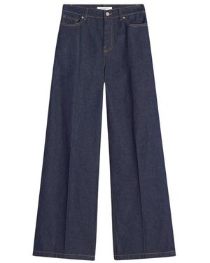 Maison Kitsuné Wide Jeans - Azul