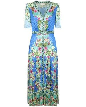 Saloni Maxi Dresses - Blu