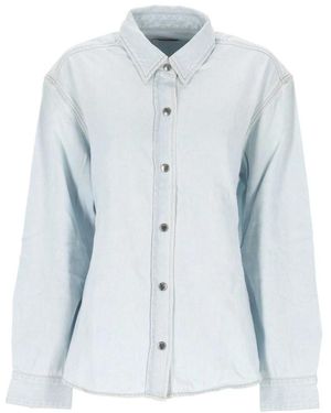 Agolde Overhemden ,Blauw ,Denim Shirts