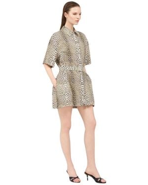 Roberto Cavalli Short Dresses - Natural