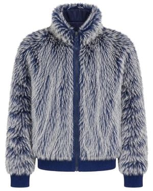 DIESEL Faux Fur & Shearling Jackets - Azul