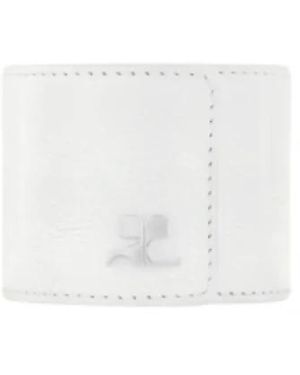 Courreges Heritage Slap Bracelet - Weiß