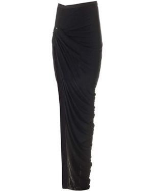 Rick Owens Maxi Skirts - Nero