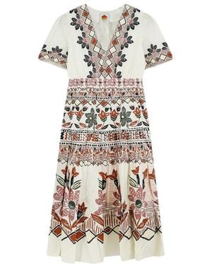 FARM Rio Midi Dresses - Neutro