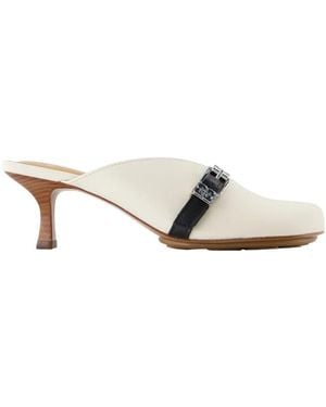 Ganni Sue Heeled Sandals - Metallic