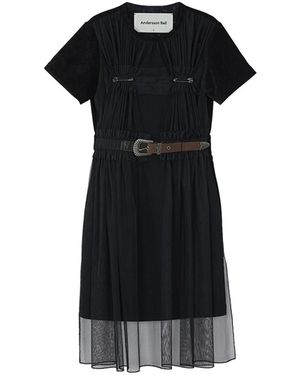 ANDERSSON BELL Midi Dresses - Zwart