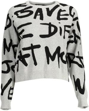 Desigual Round-Neck Knitwear - Black