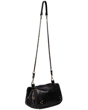 Jérôme Dreyfuss Tassen ,Zwart ,Leer Bobi Crossbody Tas