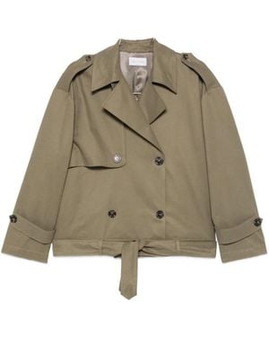 THE NINA STUDIO Trench Coats - Green