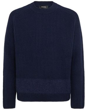DSquared² Round-Neck Knitwear - Blue