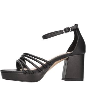 Exe' High Heel Sandals - Black