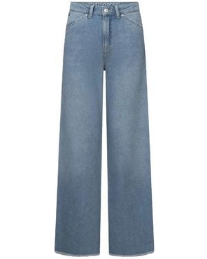 RAFFAELLO ROSSI Wide Jeans - Azul