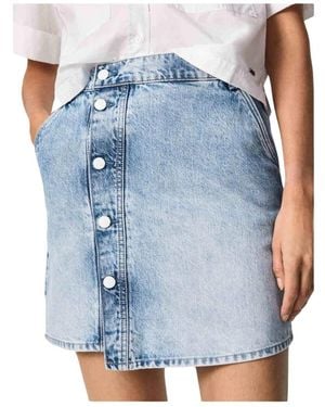 Pepe Jeans Denim Skirts - Blue