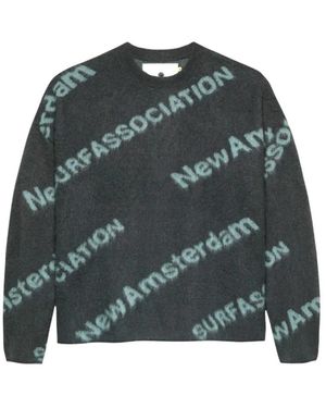 New Amsterdam Surf Association Round-Neck Knitwear - Vert